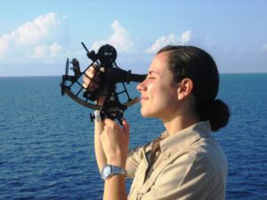 sailor with sextant