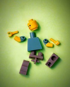 broken Lego man